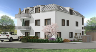 Kapitalanlage: Neubau-Mehrfamilienhaus in ruhiger Lage Poing - Visualsierung Haus
